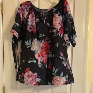 Floral Off-Shoulder Women's Top